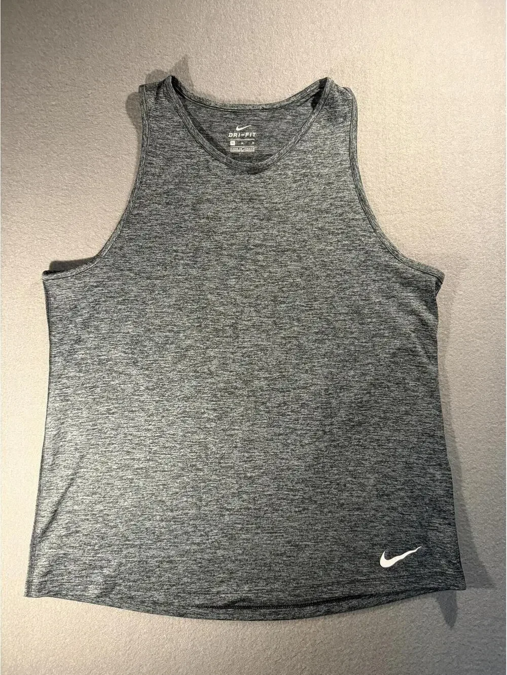 Nike Dri-FIT Gray Heather Athletic Tank Top Women’s Medium